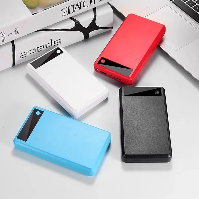 Scatola batteria 18650 a 6 celle, montaggio - kit banca di potere per saldatura gratuita, kit fai da te guscio di alimentazione mobile staccabile