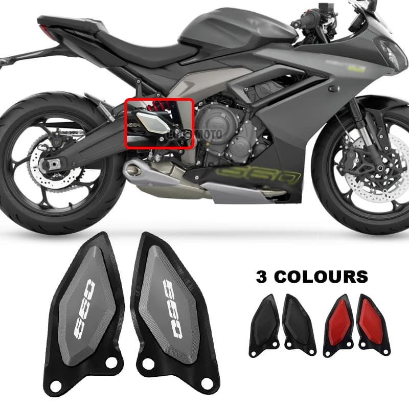 Per Daytona 660 Daytona660 2024 2025 Accessori Moto Poggiapiedi In Alluminio Tallone Guard Copertura Pedane Poggiapiedi Peg Protector
