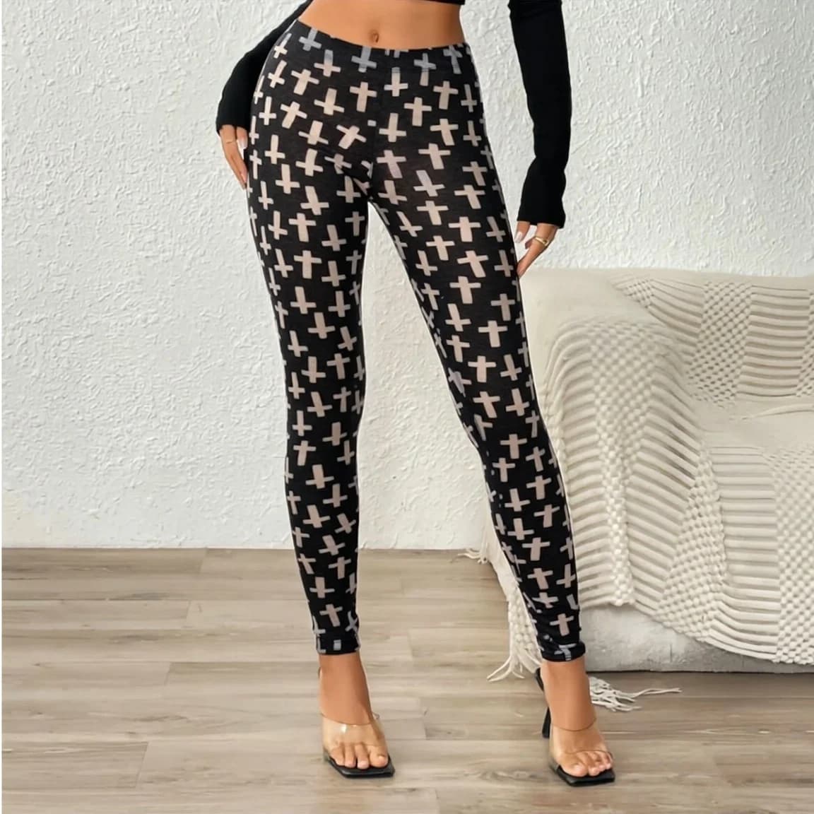 Women's Leggings Thick High Waist Yoga Pants Tummy Control Workout Running Yoga Leggings for Women