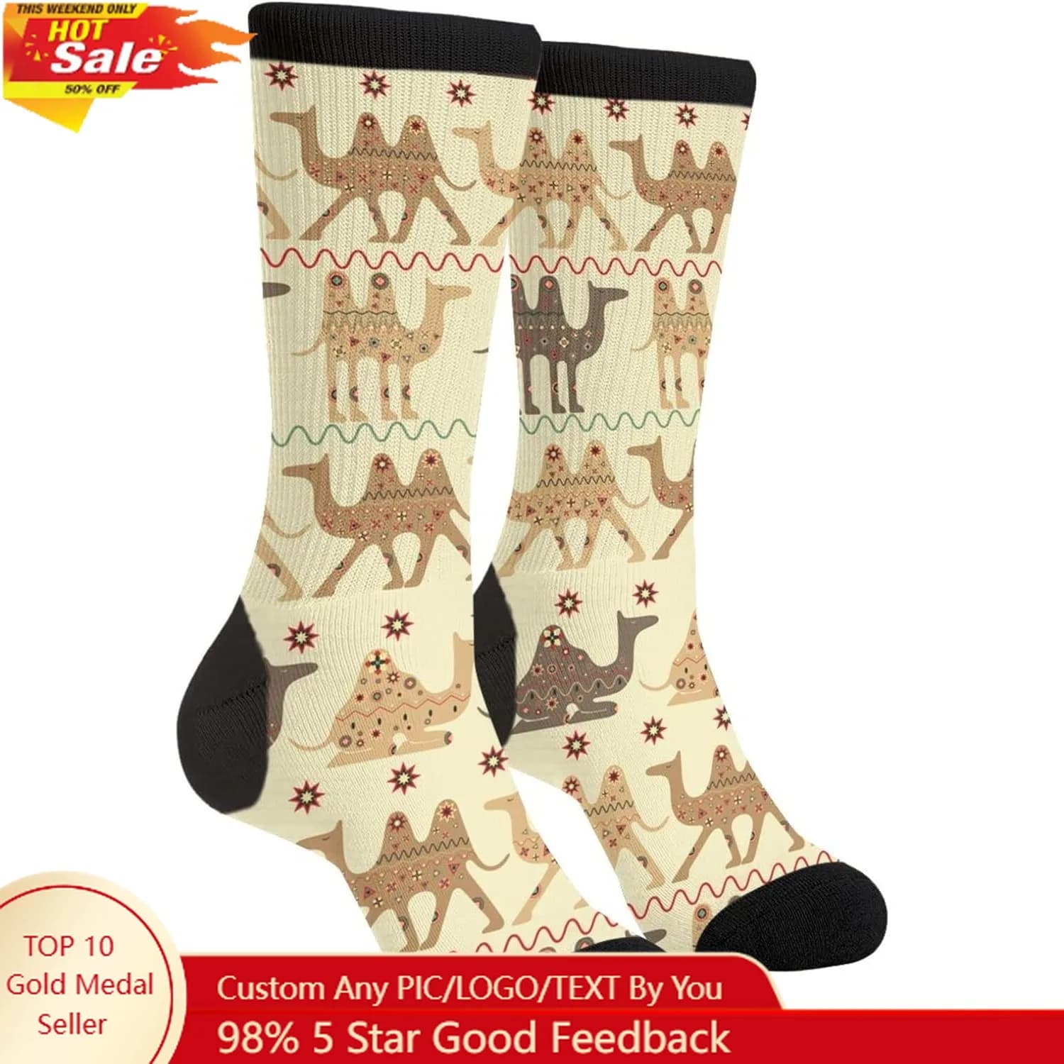 Casual Funny Funky Novelty Socks For Men Women