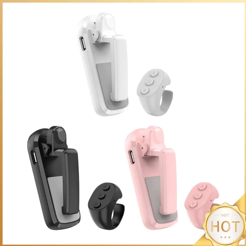Remote Control Page Turners Lightweight Fingertip Ring RC Page Turners Wireless Remote Tablets Page for E-book Clicker Accessory
