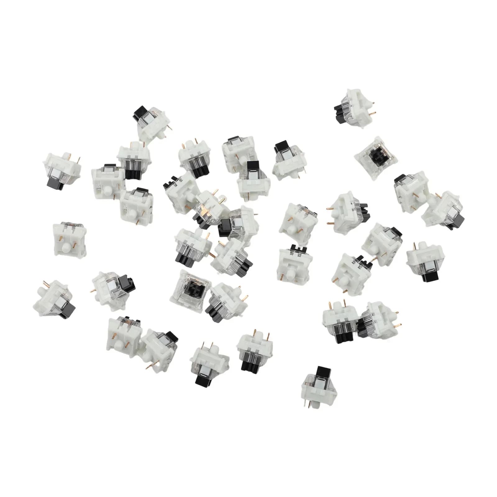 Interruttori per tastiera meccanica tattili a 3 pin da 36 pezzi compatibili con tastiere standard per un uso affidabile e reattivo