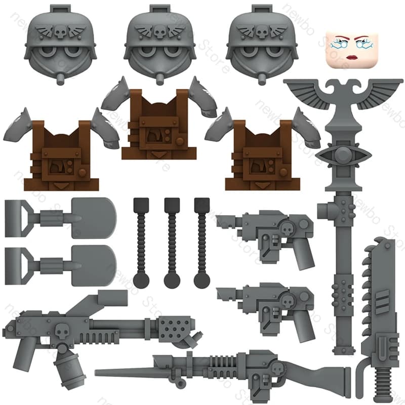N201 N204 Gioco Caldo 40K Anime cartoon Mattoni Tattico Squad Soldati Building Block Educativi Action Figures Giocattoli Per I Bambini
