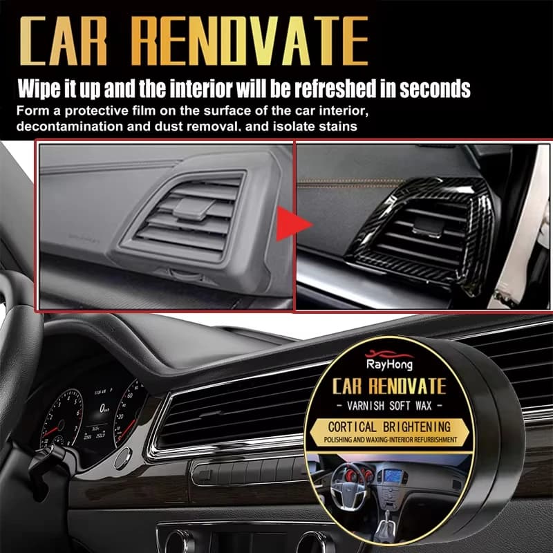 Restauratore di plastica per auto Ritorno al nero lucido Prodotti per la pulizia dell'auto Plastica Ripristina la lucidatura automatica e la riparazione del rivestimento Rinnovatore gsdf