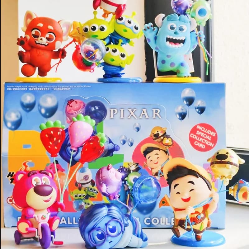 Disponibile - Hottoys Originale Pixar Balloon Series Blind Box Cosbi Alien Action Figure - Ornamento da Scrivania, Regalo a Sorpresa per i Fan, Giocattolo di Tendenza