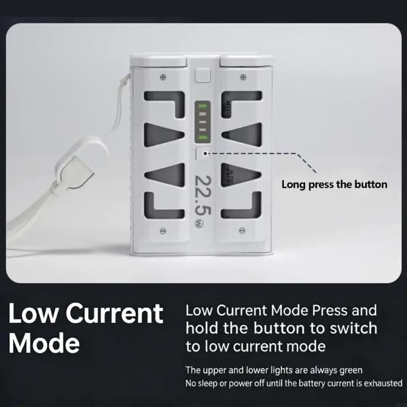 Power Bank da 22.5W con Ricarica Rapida, Custodia per Caricabatterie 21700, Fornitura di Ricarica Veloce per un'Alimentazione Portatile Efficiente