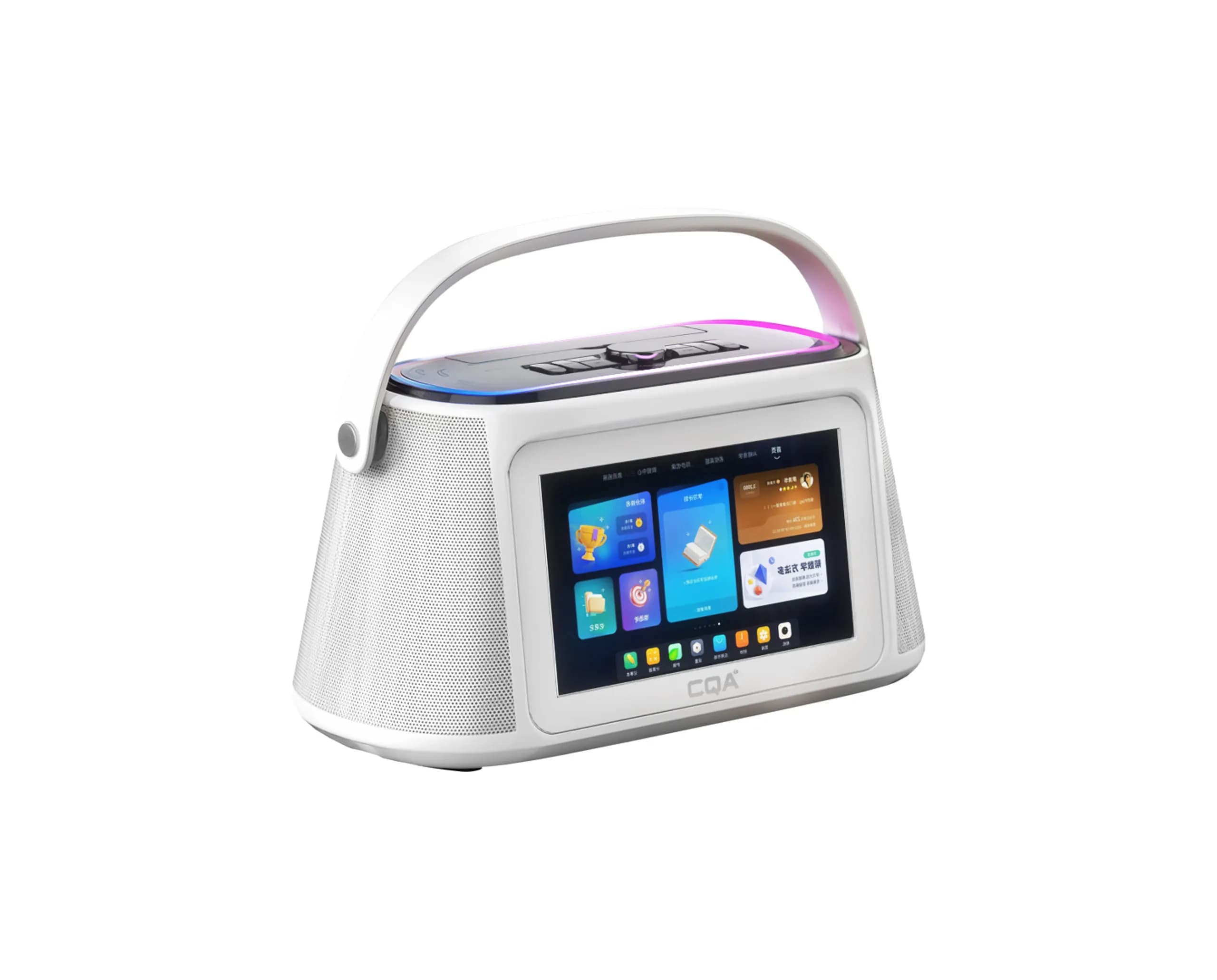 NUOVO DESIGN P10 Boombox Schermo Altoparlante 2*40W Macchina Karaoke Grande Potenza Con Smart Screen Da 10.1 Pollici Android 13.0 Versione