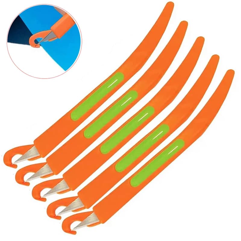 TOFAR 5PCS Sicurezza Magnete Auto Wrap Guard Cutter Pellicola Del Vinile Taglio Artigianale Coltello Finestra Tinta Pellicola Adesivi Carta Da Parati Taglio Strumento