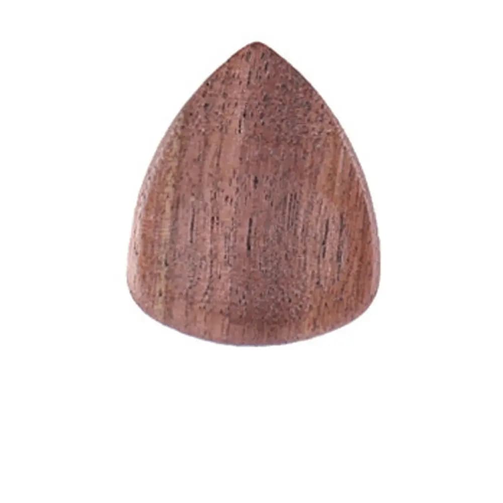Palissandro Rosso Nero Legno di sandalo Forma a cuore Accessori per chitarre Plettro per dito Plettro per chitarra in legno Plettro per chitarra acustica