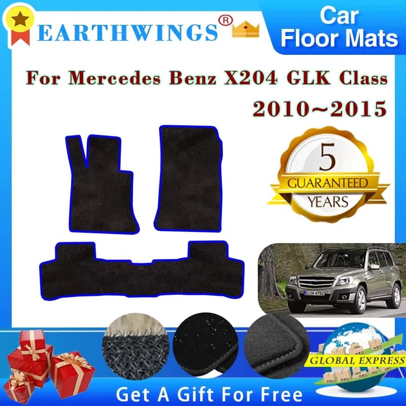 Tappetini per Auto Mercedes Benz X204 Classe GLK 2010-2015, Tappeti, Pannelli, Coperture per Pavimento, Accessori Adesivi