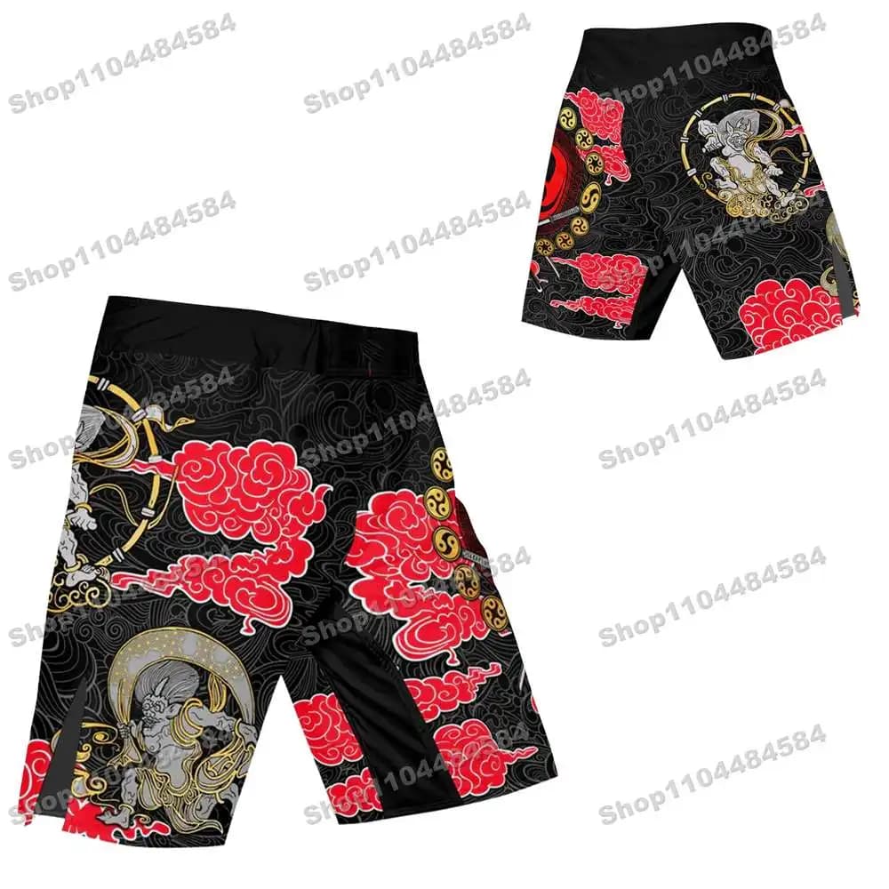 24th Newly Summer Army Rash Guards Maglia da surf Pantaloncini da spiaggia Costumi da bagno Pantaloncini da palestra per immersioni MMA BJJ Uomo Jiu Jitsu Set fitness