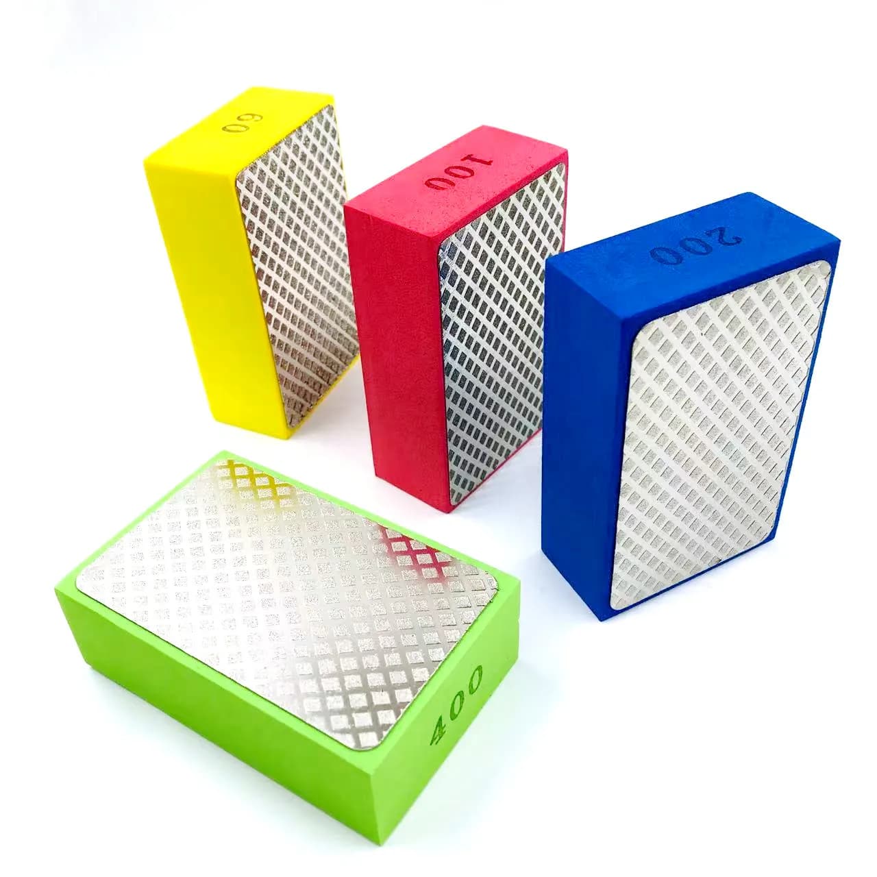 93mmx58mm diamond hand polishing raspberries Abrasive glass tiles Moulding block Pad Stone Marble Ceramic abrasive abrasive disc