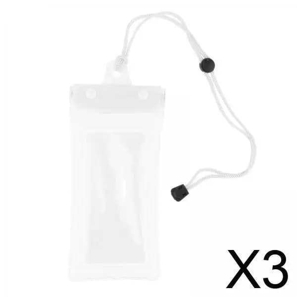 Waterproof Phone Case with Adjustable Cord Transparent Touch Screen Bag for Snorkeling, Remi, Camping on the Beach
