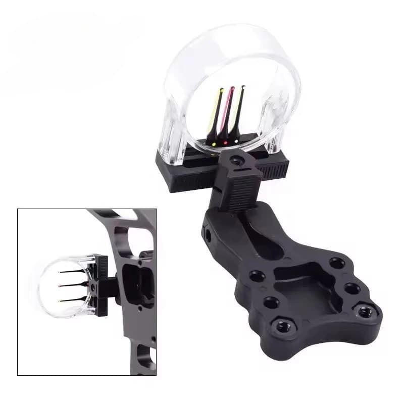 Arco composto Sight Tiro con l'arco 3 pin Scope Microscopico regolabile in metallo Caccia Set di frecce composite professionali Accessori