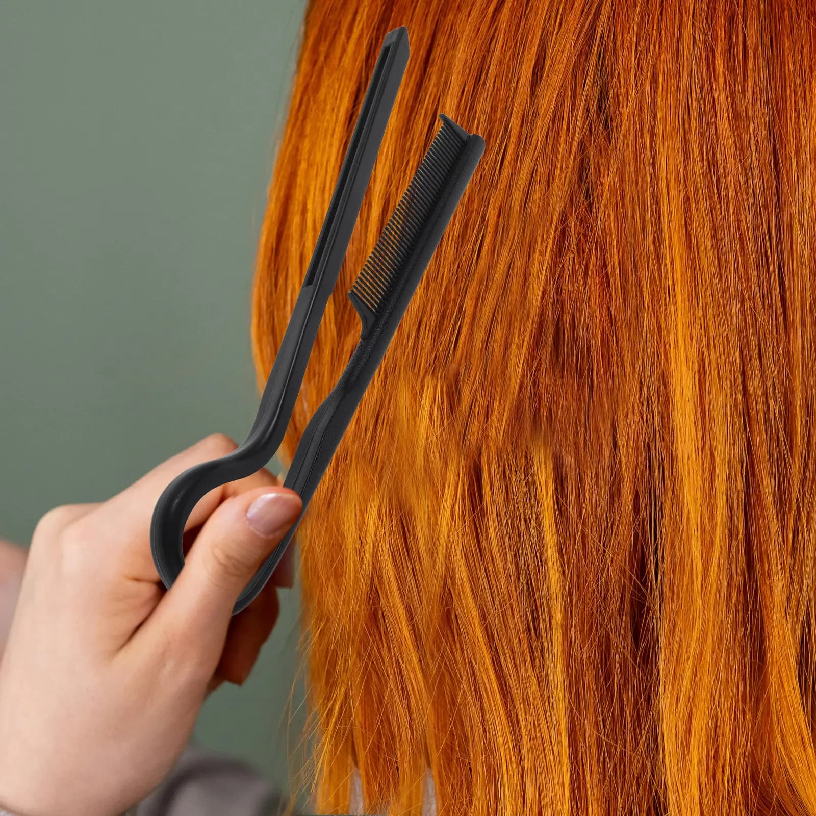 Set di 10 Pettini a V per Lisciare i Capelli, Pettini Professionali per lo Styling Femminile, Antistatici a Doppia Faccia per Viaggi e Salone