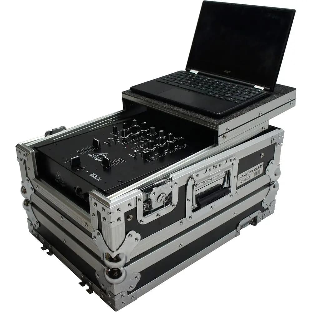 HC10MIXLT light Unil 10" Mixer Glide Supporto per Laptop DJ Custom Case