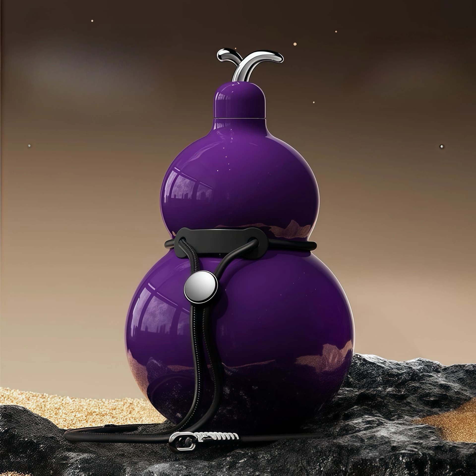 316 Stainless Steel Gourd Vacuum Cup Portable Large Capacity Water Bottle Light Luxury High‑Appearance Kettle for Men Women