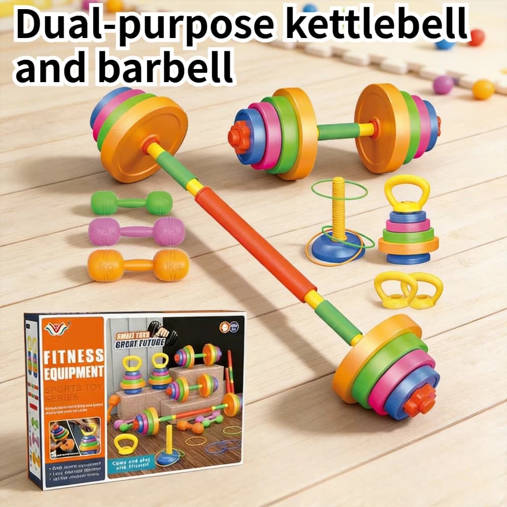 Dumbbell Kettlebell Barbell Toys Suitable for Students To Adjust Weight for Physical Exercise and Fitness Training