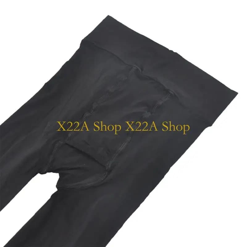 Pantaloni unici per le calze da uomo alto elastico maschile aperto biancheria da biancheria biancheria intima