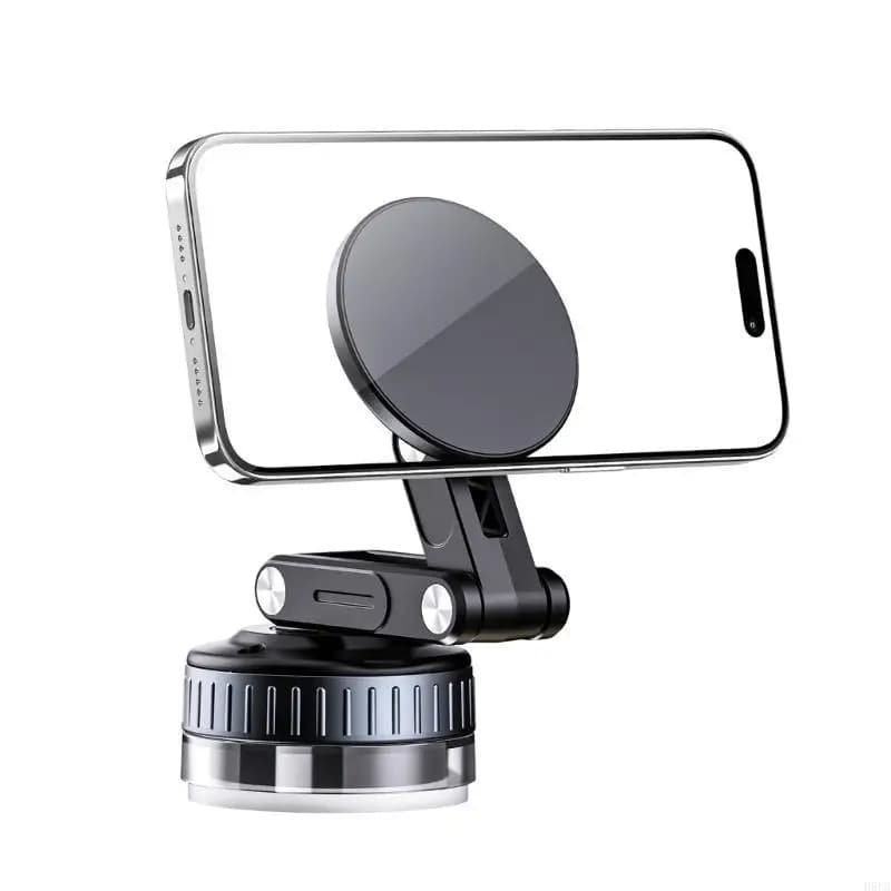 Staffa per supporto per telefono Supporto per supporto Rotazione di 360 gradi Potenti magneti per supporto per auto Attacco per aspirazione sottovuoto con presa forte