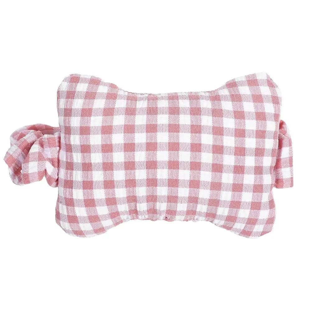 Set di 4 Cuscini Ergonomici per Polso, Comodi e Carini, Supporto per Polso con Fascia Elastica a Quadri, Cuscino per Tastiera e Mani da Lavoro