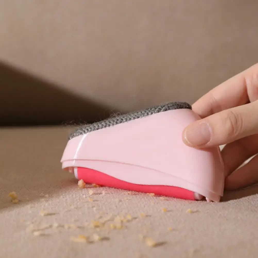 Compact Lint Brush Portable Mini Duck-shaped Lint Roller Double-headed Sticky Hair Remover Static Fabric Cleaner for Safe Pet