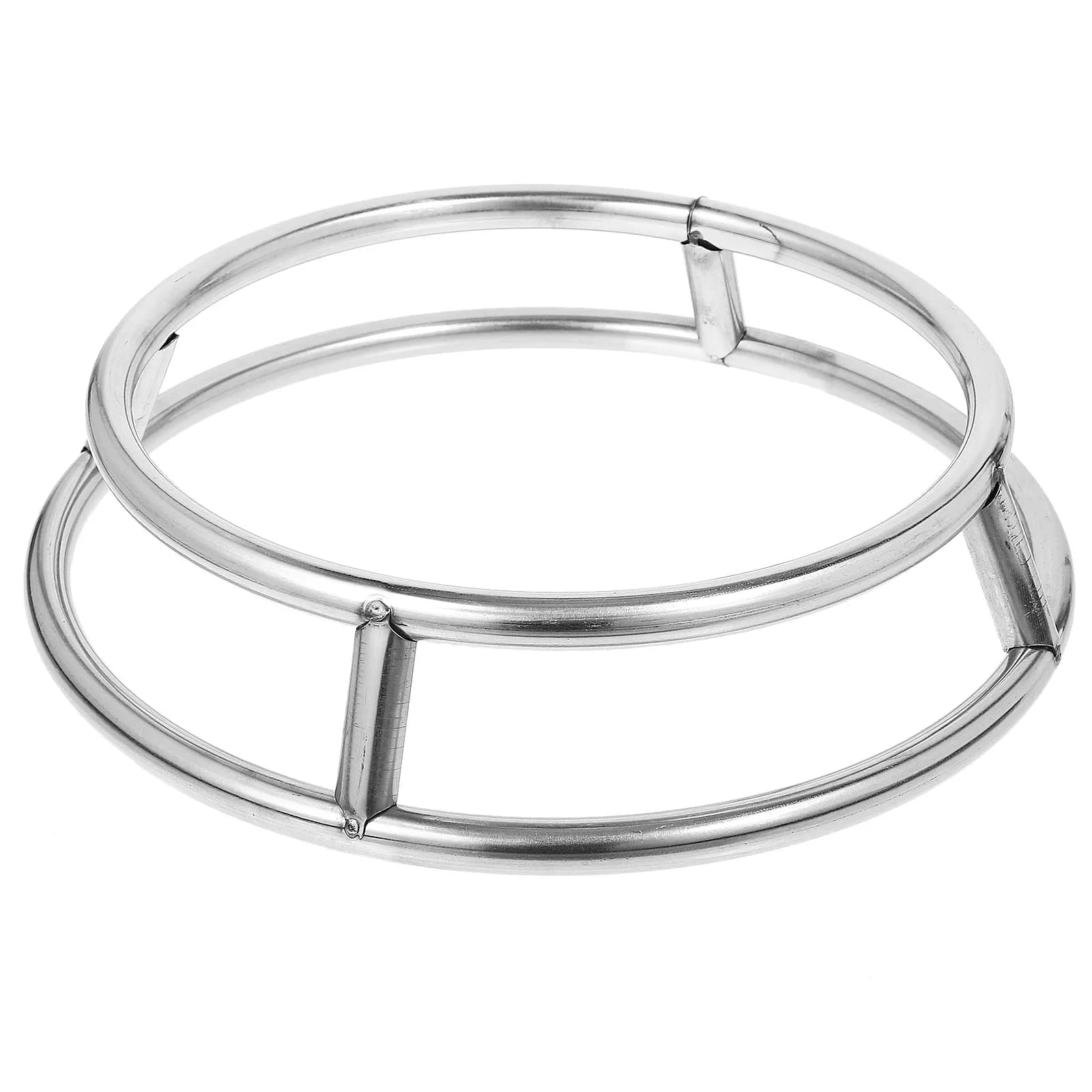 Robust Stainless Steel Pot Holder, Wok Universal Holder, Heat Resistant, Floor Cover and Camping