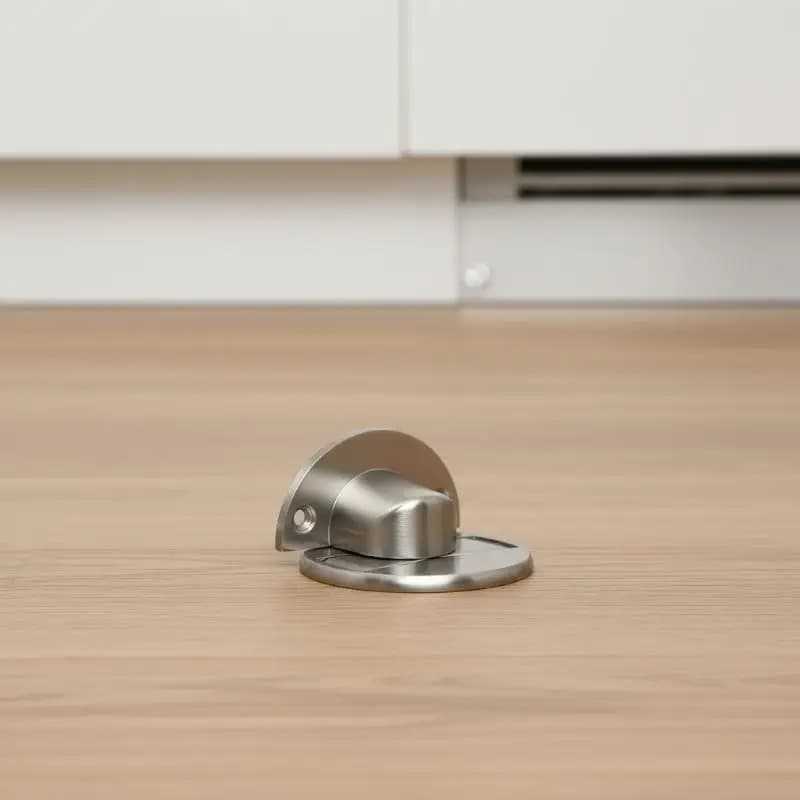 1 PC Punch Free Invisible Door Stop Strong Magnetic Household Bedroom Bathroom Anti Collision Mute Floor Selflocking Stopper