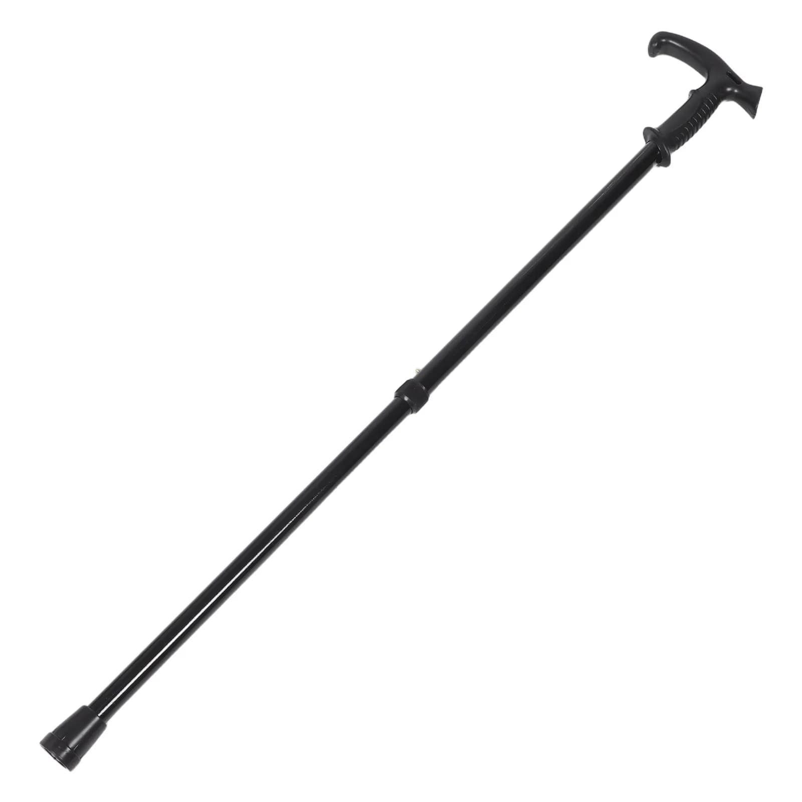 Telescopic Hiking Stick Aluminum Alloy 6-Section Adjustable Collapsible Trekking Pole Nonslip Rubber Grip for Trekking Walking