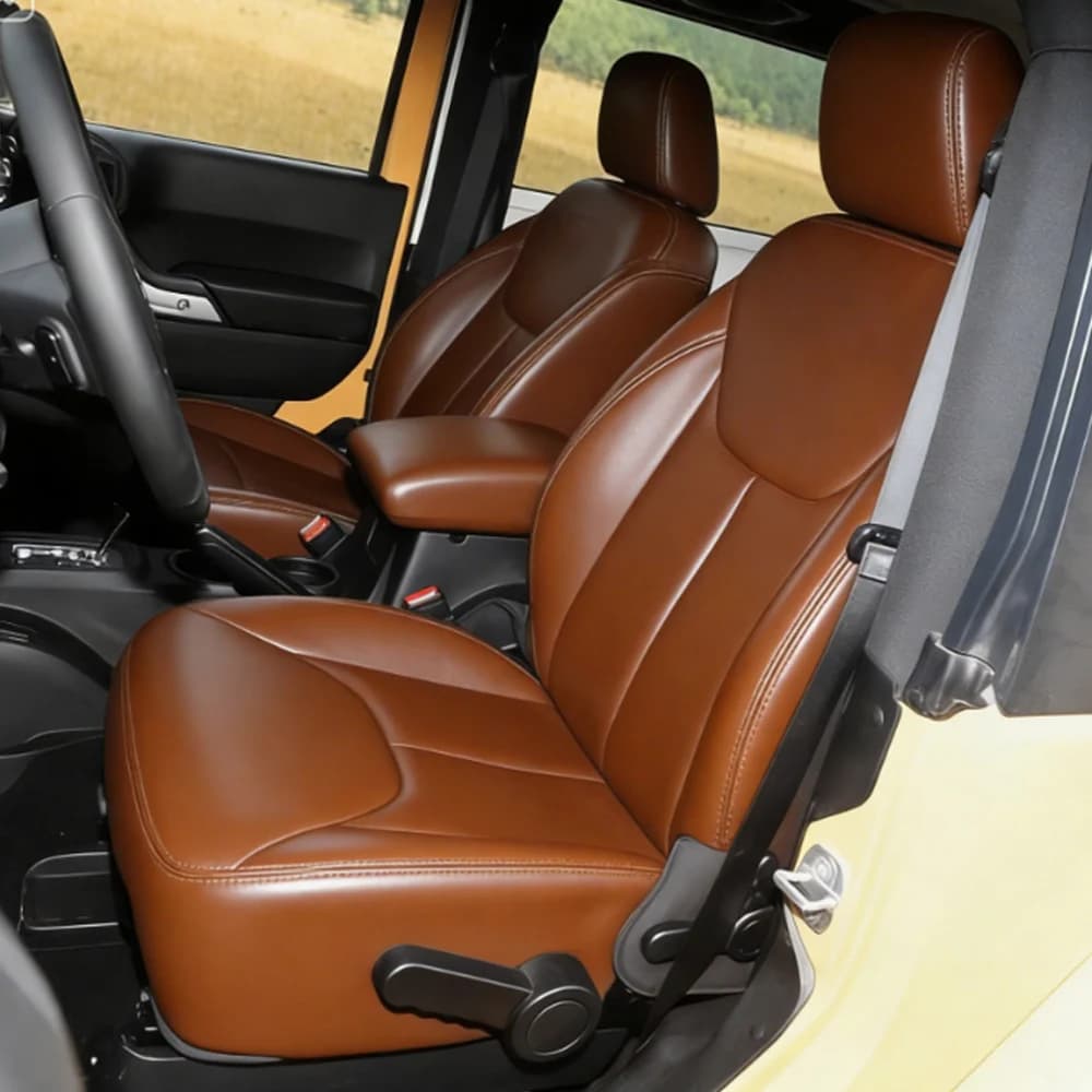 Special Car Seat Covers Jeep Wrangler 2 Doors JK 2013 2014 2015 2016 2017, Car Seat Covers for Sport Sahara Rubicon Freedom
