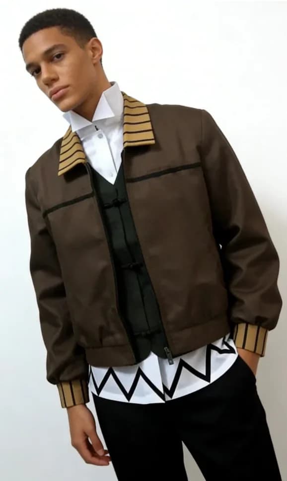 Costume Cosplay Anime Spices And Wolf Holo Lawrence per Uomo, Include Camicia, Pantaloni, Gilet e Cravatta