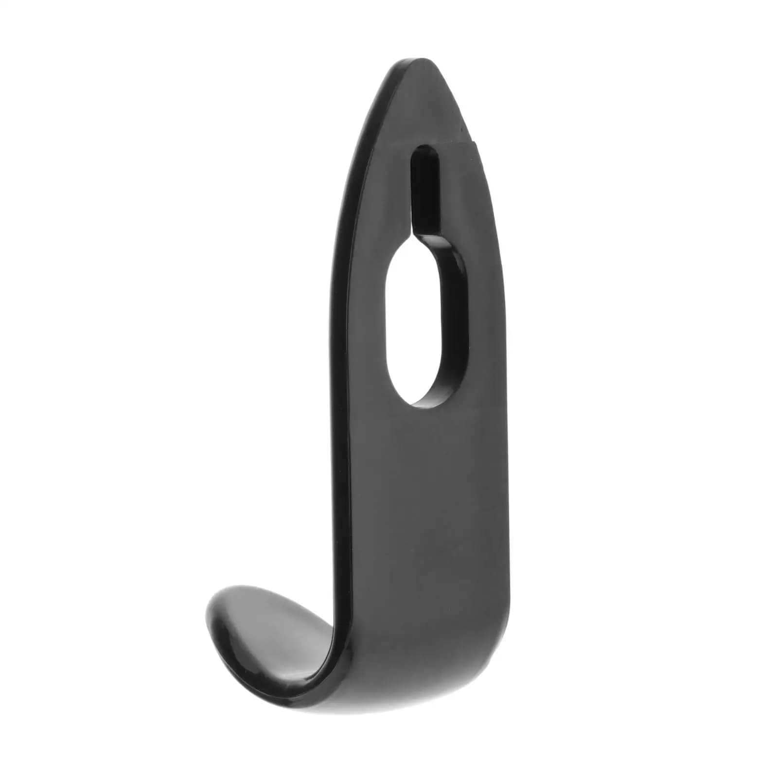 Set di supporti per plettri da pollice per sax e chitarra, impugnatura per dita in ABS nero da 2,4 pollici per musicisti