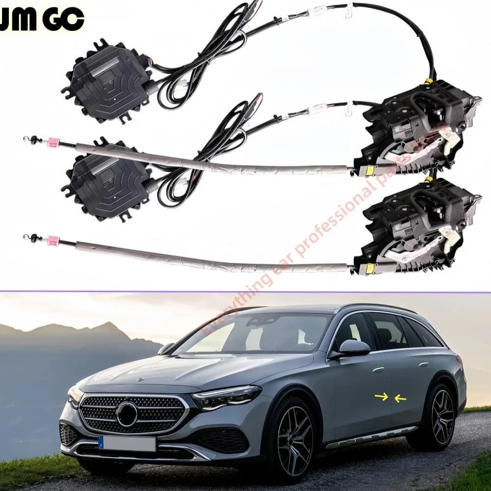 Porta di aspirazione elettrica per auto per Mercedes-Benz Classe E W213 W214 Porta motore intelligente Serratura chiusura silenziosa Installazione di dimensioni originali