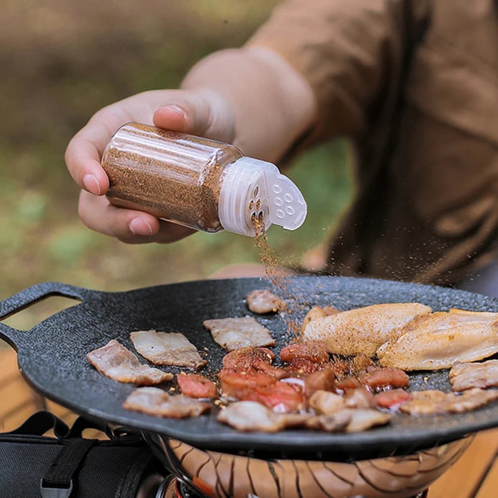 Borsa portaoggetti per contenitori di condimenti e bottiglie, organizer per barattoli di condimenti, set di bottiglie per condimenti, borsa portaoggetti per picnic, campeggio, barbecue