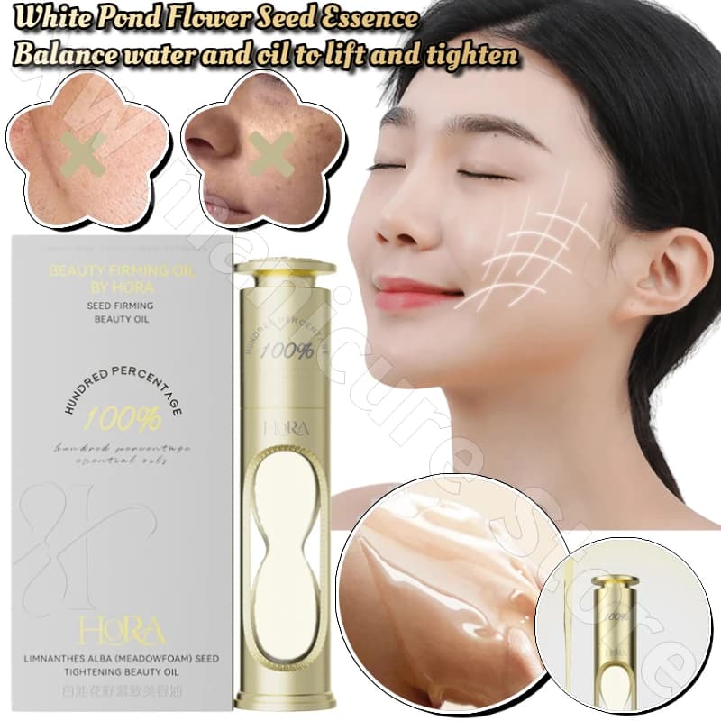White Pond Flower Seed Shaping Beauty Oil Essence Moisturizing Balancing Water Oil Niacinamide Renewing Skin Care Face Essence