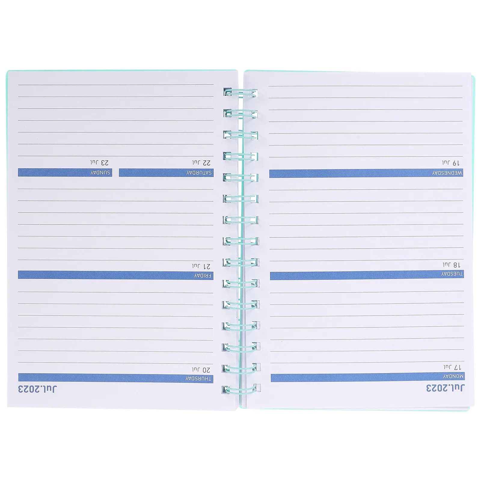 Blocco note a spirale Agenda 2023 Blocco note per pianificazione del nuovo anno Blocco note pratico e portatile per prendere appunti in ufficio, a scuola, in viaggio
