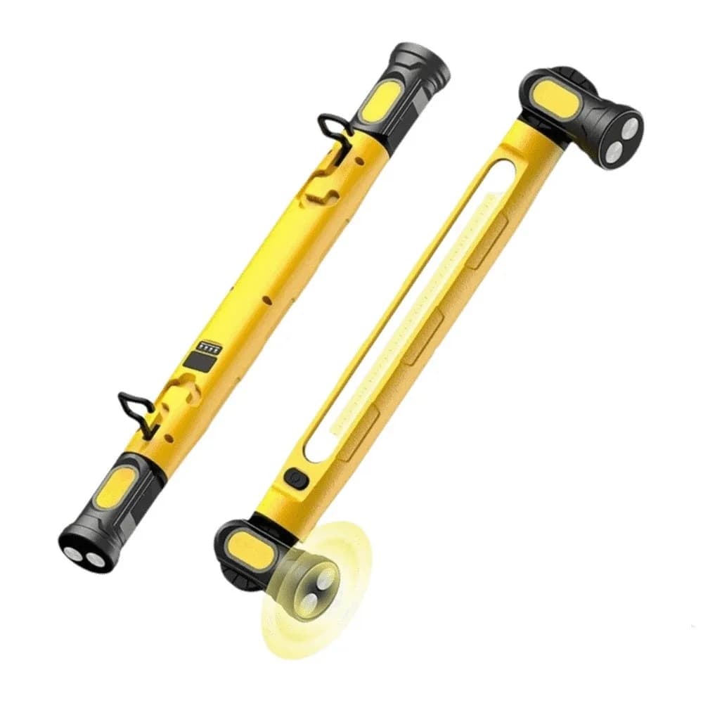 Super Bright LED Work Light Rechargeable Rotating Magnetic Base Magnetic Work Inspection Lamp 5200mAh Portable
