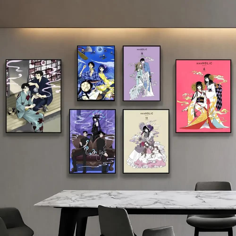 character Watanuki Kimihiro Poster Posters Anime Room Decor Decoration Movie Backpack Wall Interior Music Wall Art