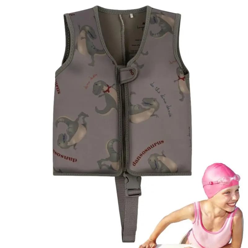 Giubbotto di salvataggio per neonati giubbotto galleggiante da nuoto in Neoprene morbido impara a nuotare gilet da bagno galleggiante per piscina costumi da bagno ad asciugatura rapida per ragazzi e ragazze bambini