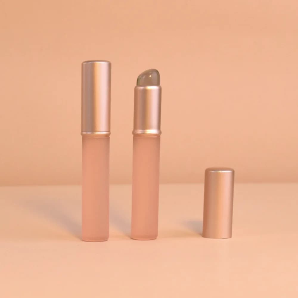 Soft Round Head Lip Brush Silicone Multi Functional Concealer Brush Lipstick Applicator Smooth Lipstick Smudge Brush Makeup Tool