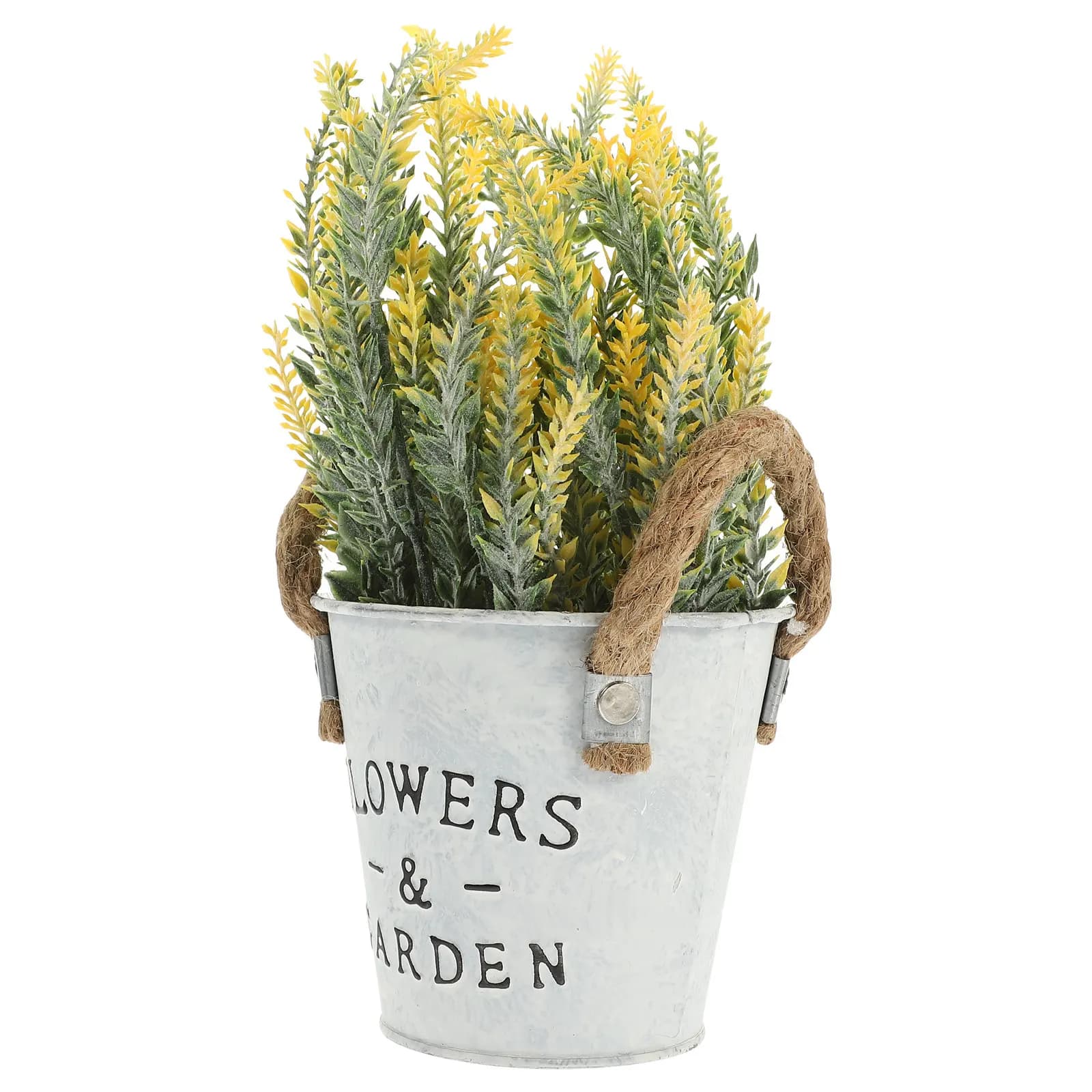 Fiori Artificiali in Vaso, Piante Finte, Bonsai in Plastica e Ferro, Ornamenti Decorativi per Casa, Ufficio, Soggiorno, Arredamento Interno