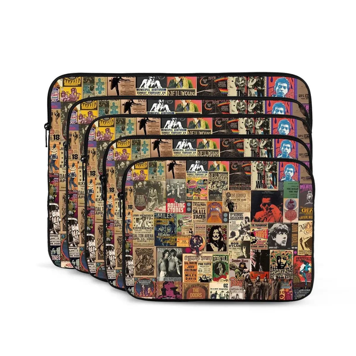 Rock N' Roll Stories Custodia per laptop per notebook Custodia per custodia per notebook da 10 12 13 15 17 pollici Custodia antiurto per tablet