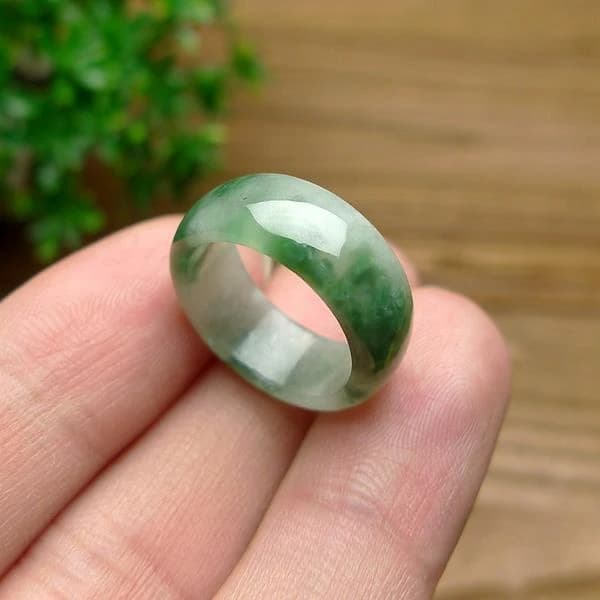 Anello di giada verde pietra preziosa naturale giadeite artigianato gioielli intagliati fascino amuleto moda regali cinesi