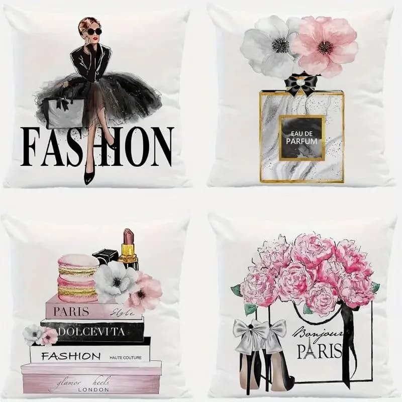 Decorazioni per la casa Moda, profumo e fodere per cuscini floreali Fodera per cuscino con motivo adatta per divano, camera da letto, auto