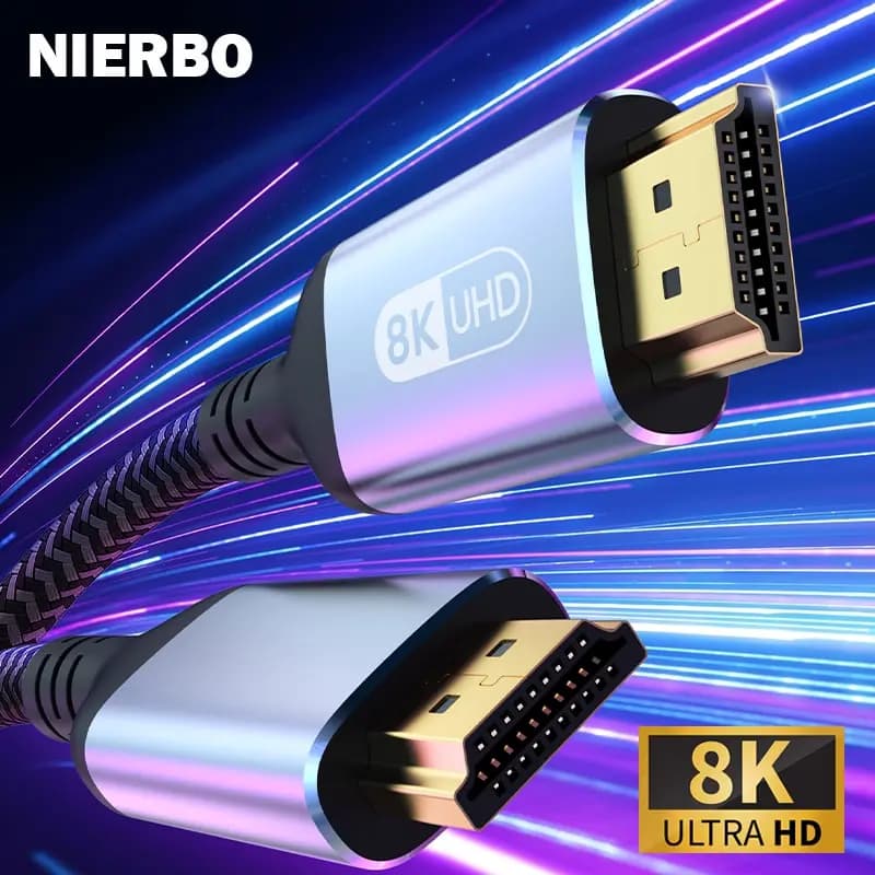 HDMI cable 2.1 HDMI cable 8K 60Hz 4K 120Hz 48gbps EARC ARC HDCP HDR high speed for PS4 PS5 portable projector