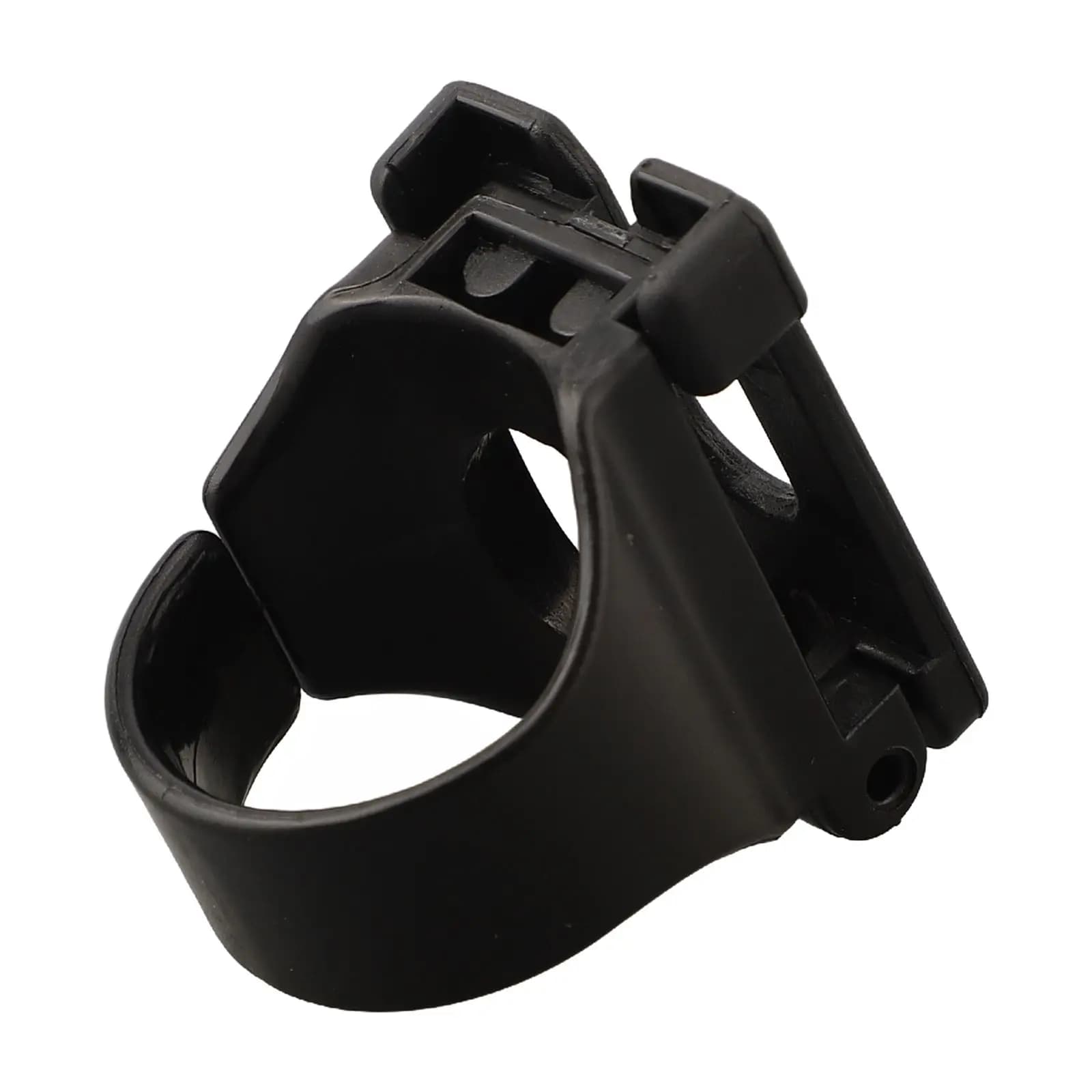 Silicone Underwater Breathing Tube Support, Black Plastic Fissing Clip for Snorkel, Inner Diameter cm