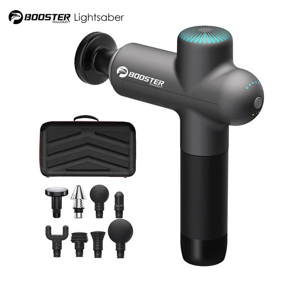 Booster Massage Gun Electric Neck Massage 7.4V Intelligent Body Massage Gun Relaxation Fitness Electric Muscle Massage