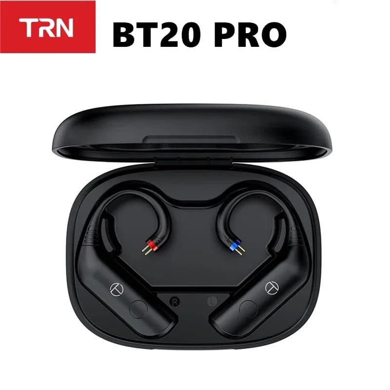 TRN BT20 Pro Wireless Bluetooth 5.3 HIFI earphones module upgrade cable/connector MMCX plug replaceable ear hook for Moondrop
