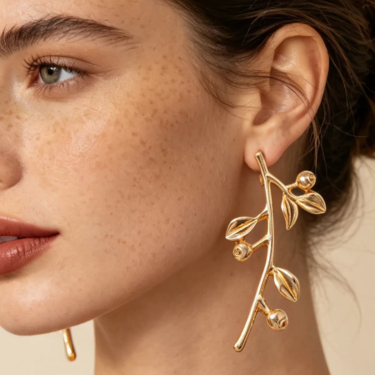 ZAA 2026 New Trendy Rigid Metal Earrings Raised Flower Drop Dangle Jewelry Luxury Statement Women Holiday Party Accessories