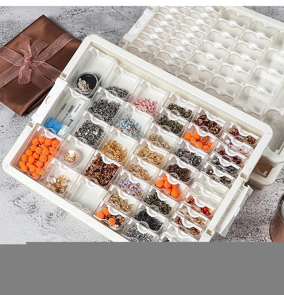 Tray containers for diamond painting tools Embroidery box with diamonds Mosaic box New arrivals 2023